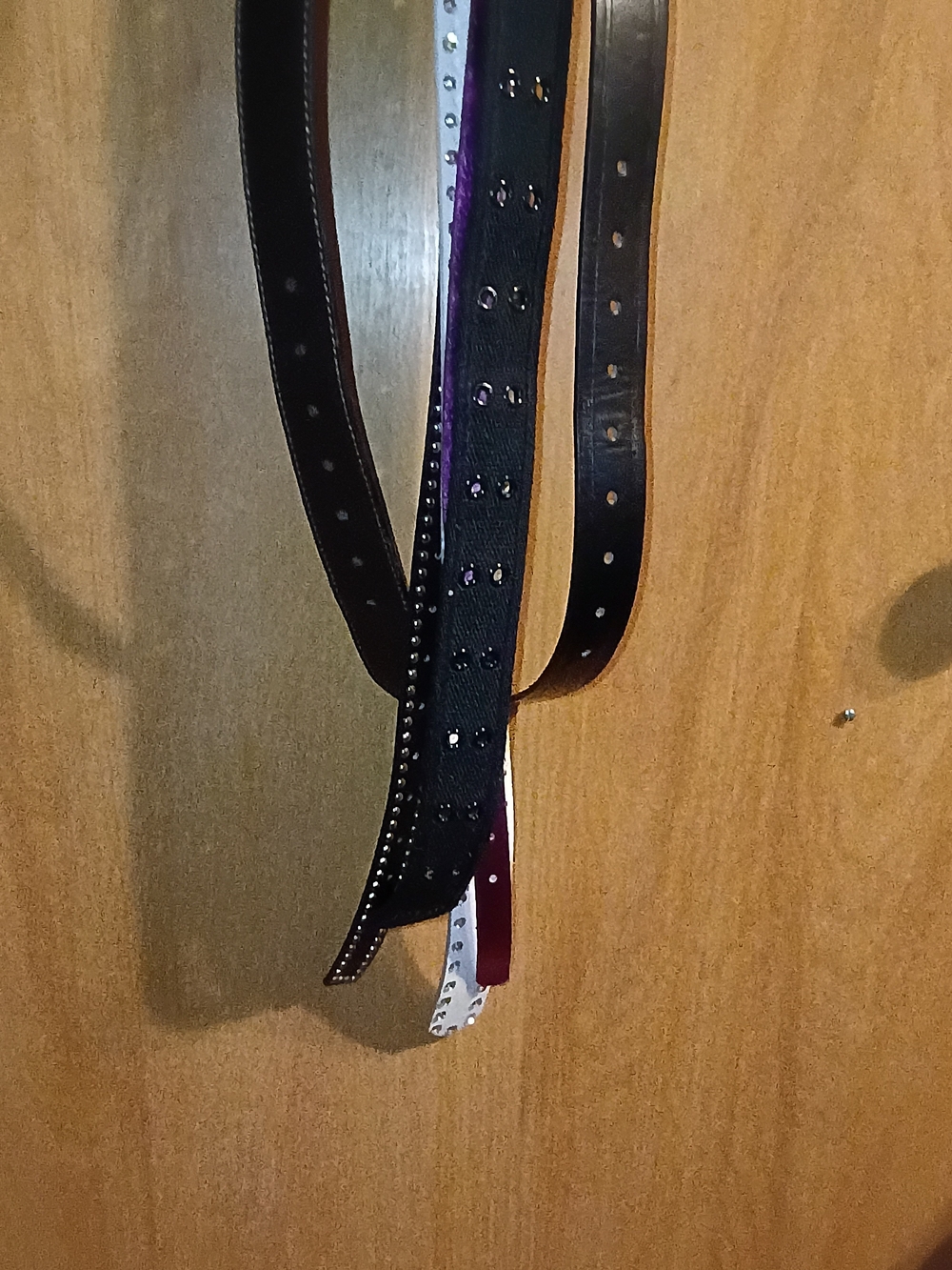 TORRID Women's Multi-Belt Set in Black, White, Pink and Brown - Picture 5 of 15